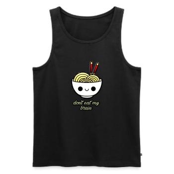 ramen - Débardeur bio Premium Homme - noir - Devant - Michal (187cm)