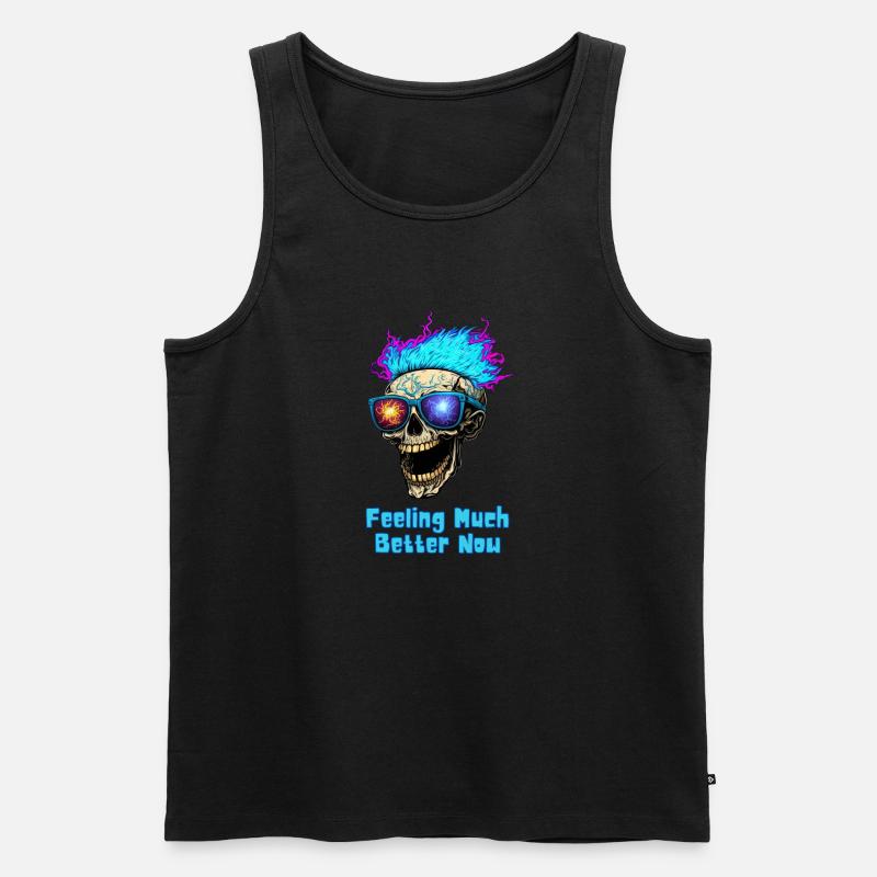 Feeling Much Better Now! - Männer Premium Bio Tank Top - Schwarz