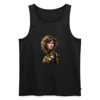 Anime - Männer Premium Bio Tank Top - Schwarz - Vorne - Michal (187cm)