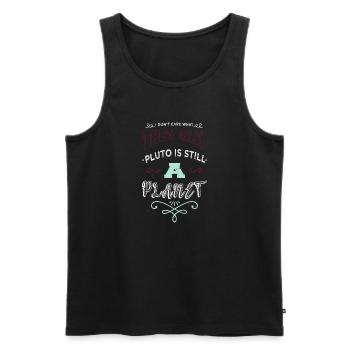 joke gift idea happy christmas celestial fun geek - Männer Premium Bio Tank Top - Schwarz - Vorne - Michal (187cm)