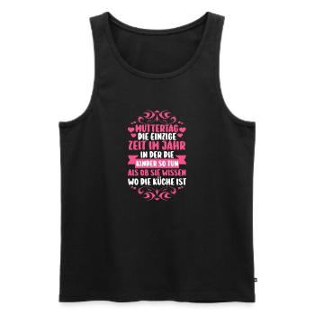 Mom Mother's Day Mom - Men's Premium Organic Tank Top - black - Front - Michal (187cm)