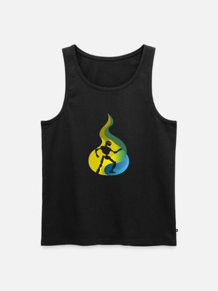 Robotics Cyborg - Men's Premium Organic Tank Top - black