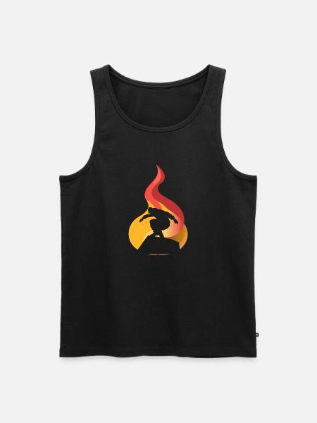 Parkour Stunt Obstacle - Men's Premium Organic Tank Top - black