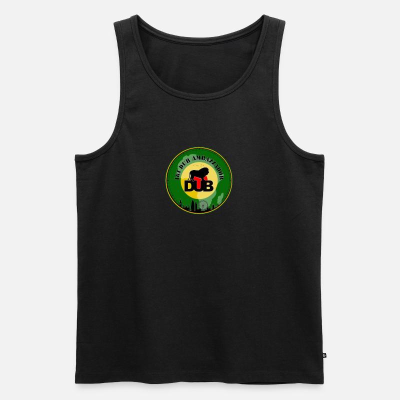 Synchronsprecher - Männer Premium Bio Tank Top - Schwarz