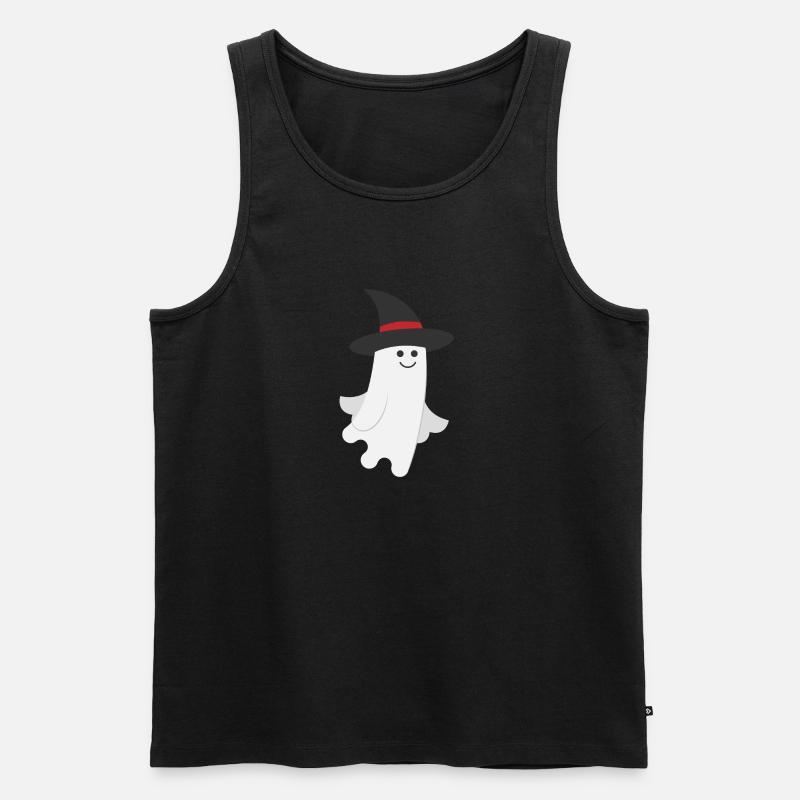 Geist - Männer Premium Bio Tank Top - Schwarz