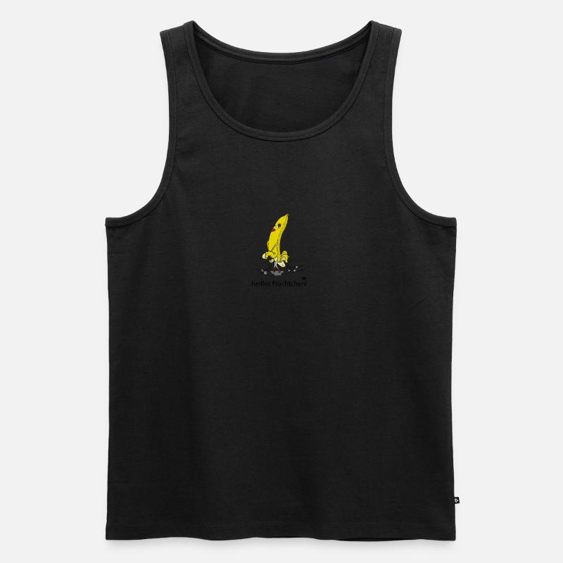 Bananenfun ! Heißes Früchtchen ! Idee - Männer Premium Bio Tank Top - Schwarz