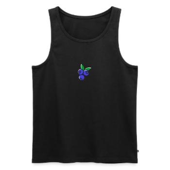 Blueberry Blueberry Forest Fruit Bickberry - Men's Premium Organic Tank Top - black - Front - Michal (187cm)