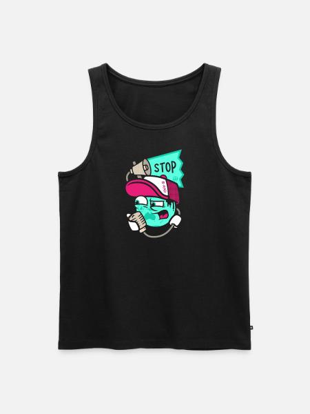 Gaia Goddess Of Earth - Men's Premium Organic Tank Top - black