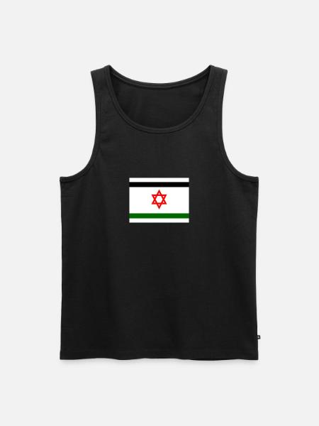 PEACE - Men's Premium Organic Tank Top - black