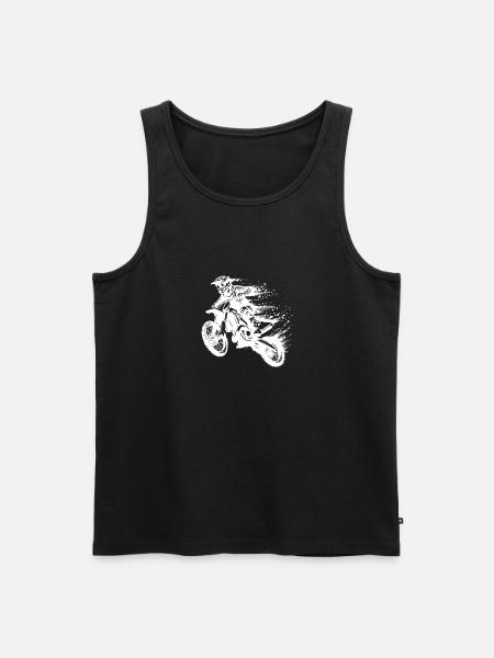motorsport hobby terrängmaskin i hopp - Ekologisk premium tanktopp herr - svart