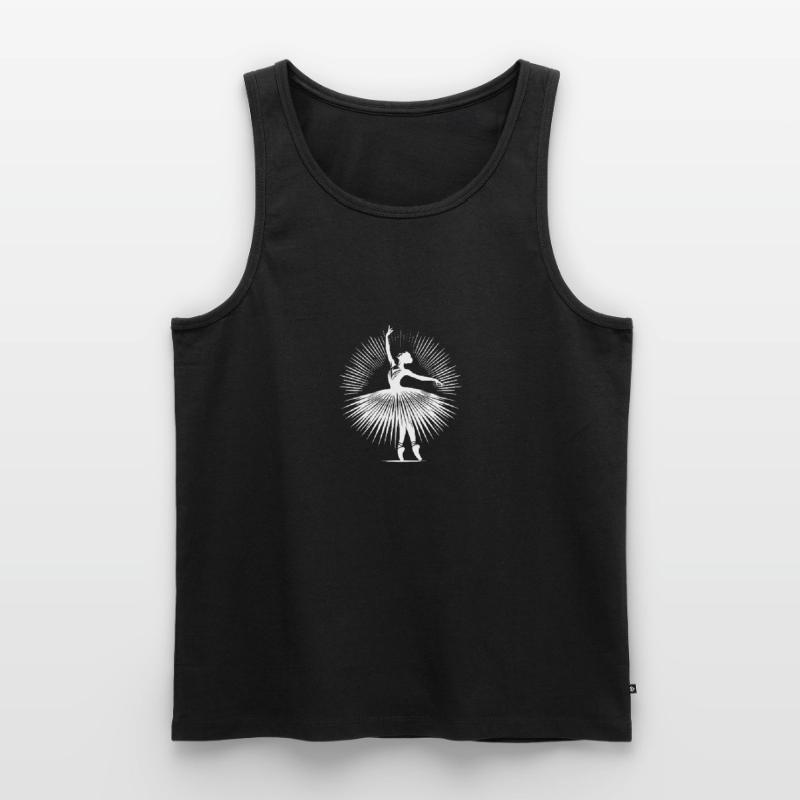 Danseuse de ballet gracieuse dans une pose de danse parfaite Débardeur bio Premium Homme
