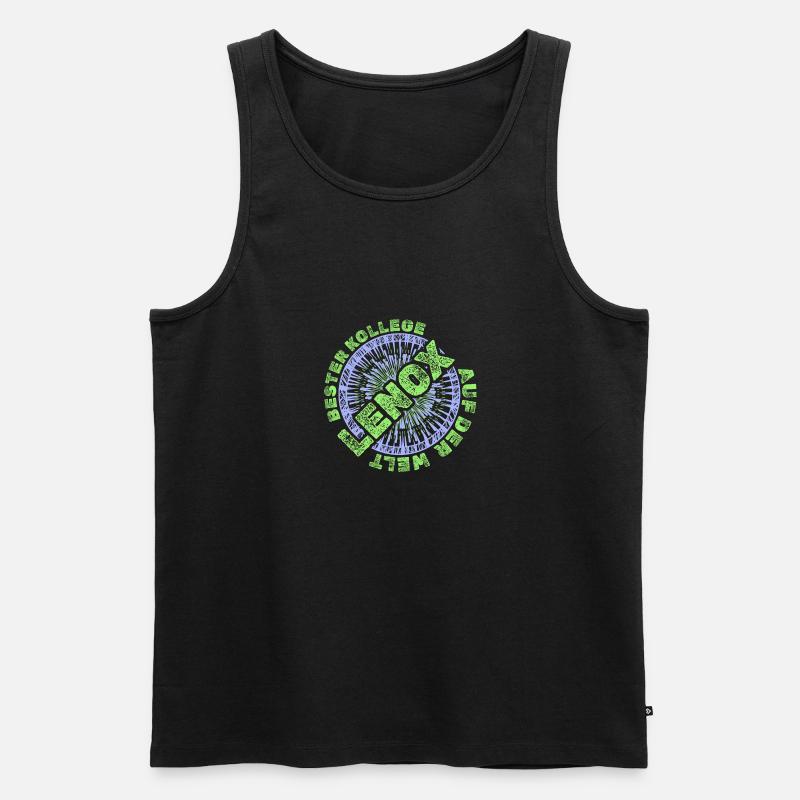 Mitarbeiter Lenox - Männer Premium Bio Tank Top - Schwarz