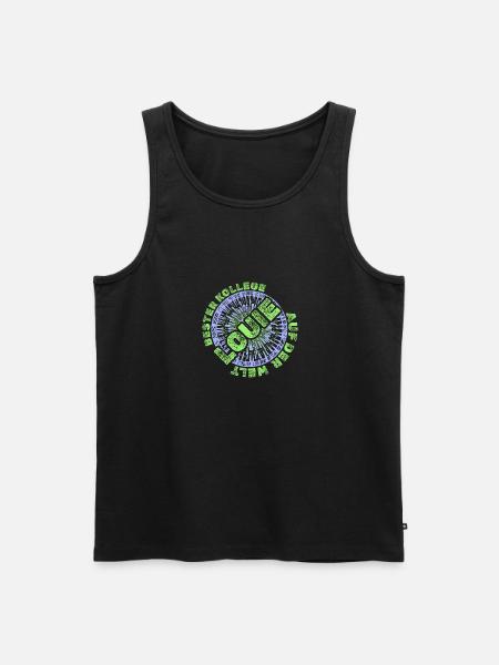 Louie als Mitarbeiter - Männer Premium Bio Tank Top - Schwarz