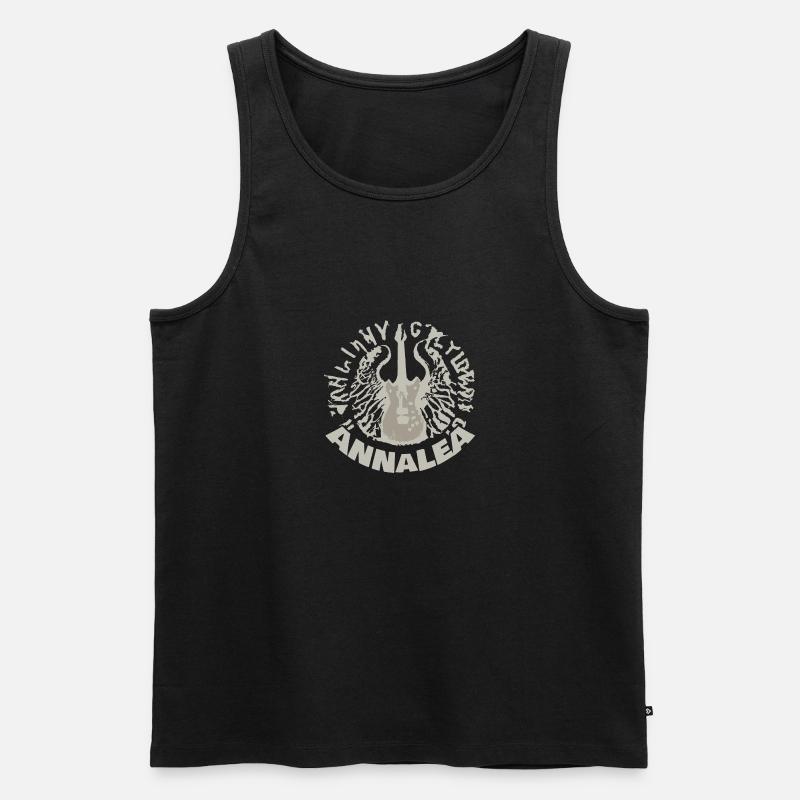 Geschenk für Annalea - Männer Premium Bio Tank Top - Schwarz