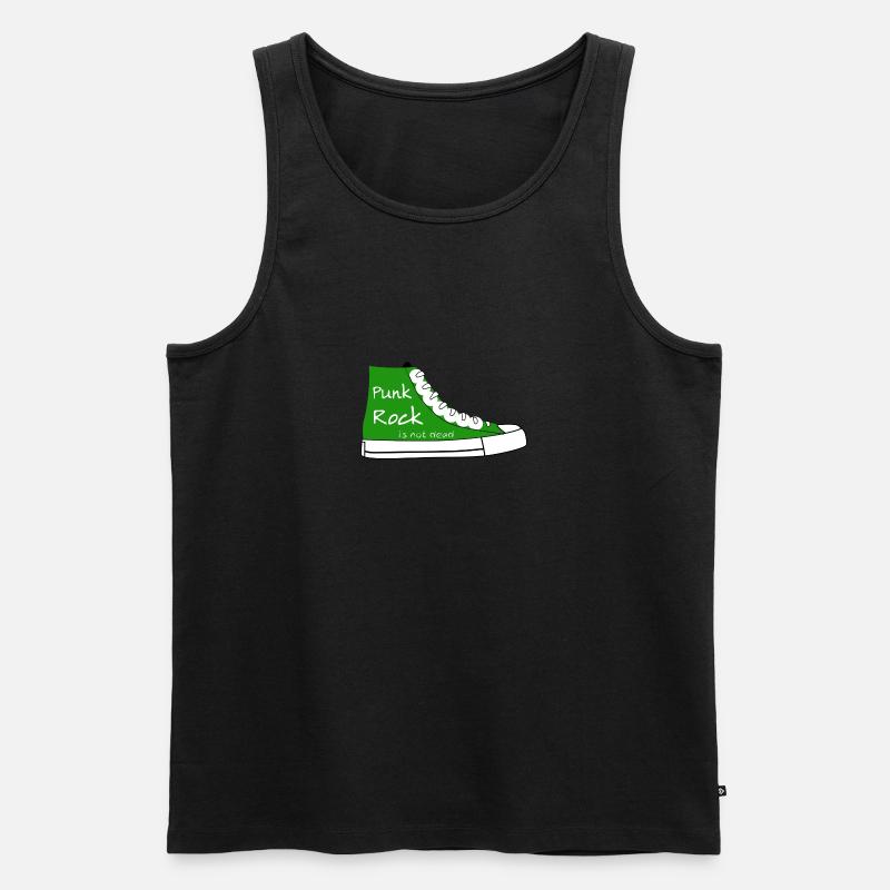 Punk Rock Schuhe - Männer Premium Bio Tank Top - Schwarz