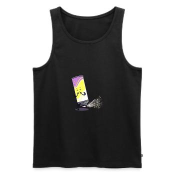 Spray Can Fart Fart Embarrassing Sprayer Gift - Men's Premium Organic Tank Top - black - Front - AI Model Male 178 light (178cm)