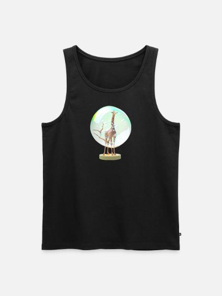 Giraffe - Men's Premium Organic Tank Top - black