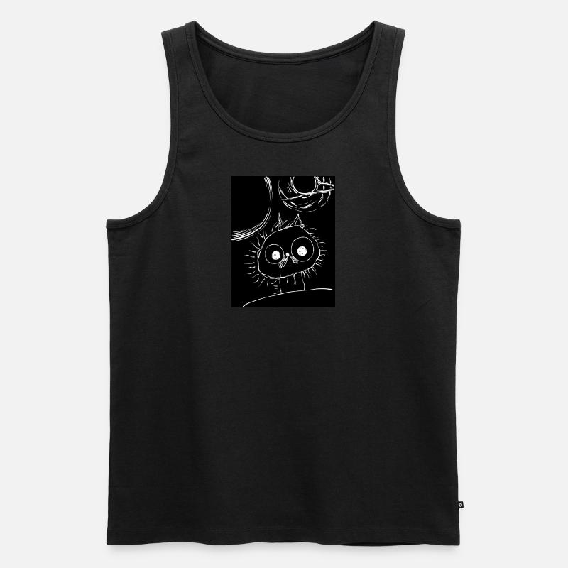 Chat dans l’espace - Débardeur bio Premium Homme - noir
