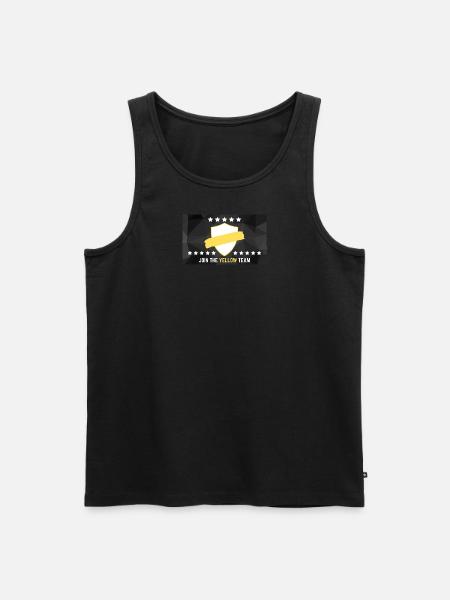 JOIN THE YELLOW TEAM - Männer Premium Bio Tank Top - 