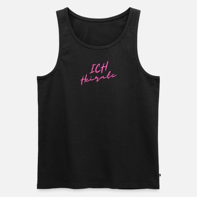 JGA - Männer Premium Bio Tank Top - Schwarz