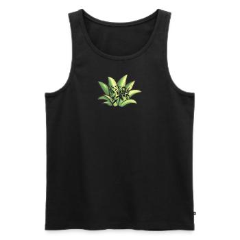 Graffiti Farben - Männer Premium Bio Tank Top - Schwarz - Vorne - AI Model Male 178 light (178cm)