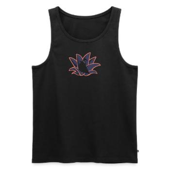 Dents de vampire - Débardeur bio Premium Homme - noir - Devant - Michal (187cm)