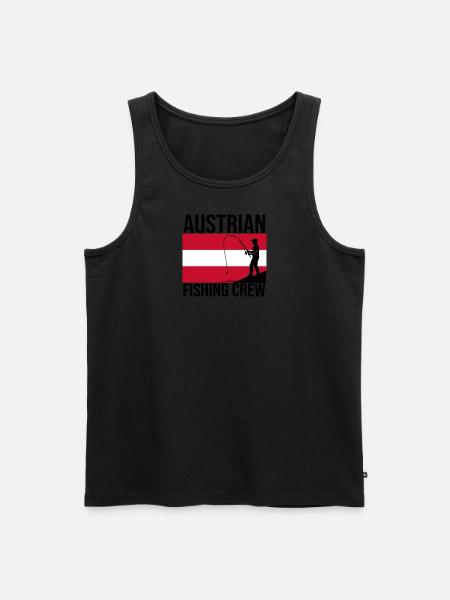 Austrian Fishing Crew Angler Shirt - Men's Premium Organic Tank Top -