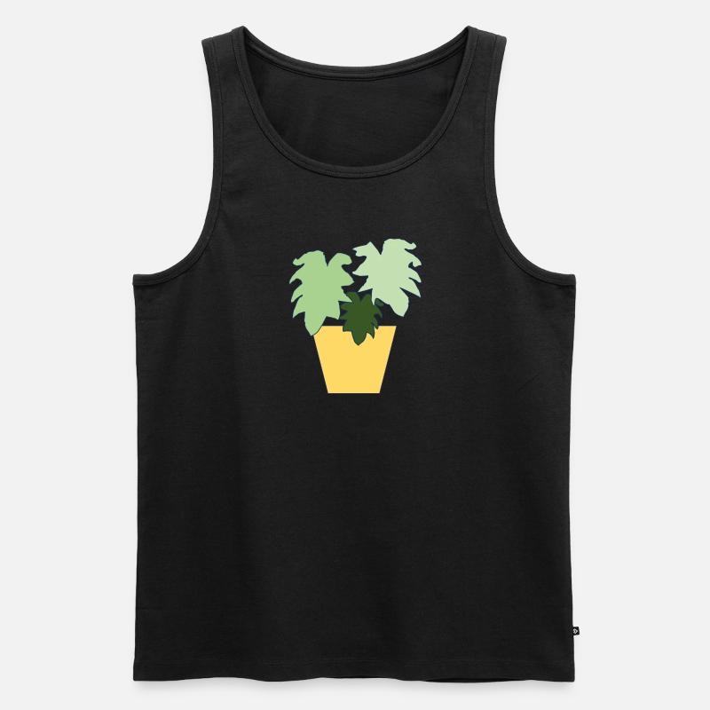 unperfekte Pflanze - Männer Premium Bio Tank Top - undefined