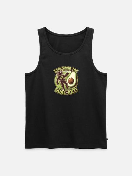 Avocado: Exploring The Guac-Axy - Männer Premium Bio Tank Top -