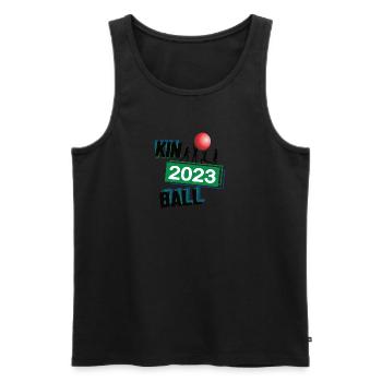 Kinball 2023 Ballsport Trendsport Mannschaftssport - Männer Premium Bio Tank Top - Schwarz - Vorne - Michal (187cm)