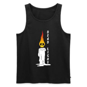Dead Light - Männer Premium Bio Tank Top - Schwarz - Vorne - Michal (187cm)