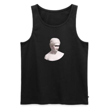 Nobody - Männer Premium Bio Tank Top - Schwarz - Vorne - Michal (187cm)