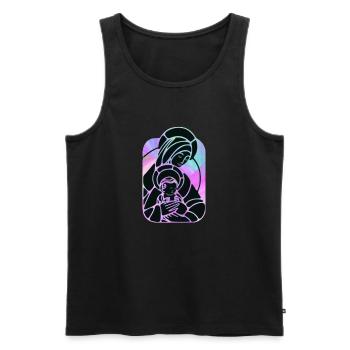 Christentum - Männer Premium Bio Tank Top - Schwarz - Vorne - Michal (187cm)