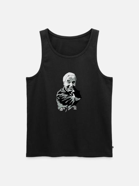 Dinner for one - Männer Premium Bio Tank Top - Schwarz