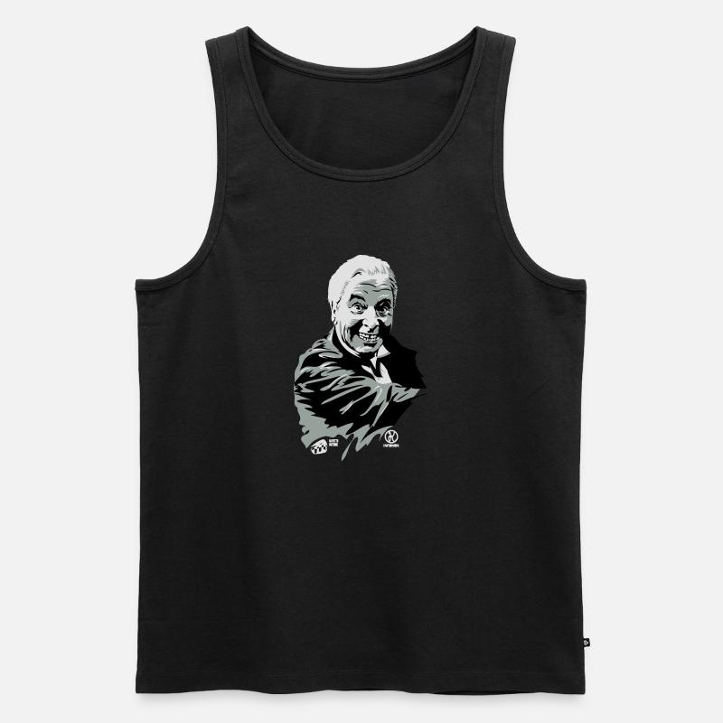 Dinner for one - Men's Premium Organic Tank Top - black