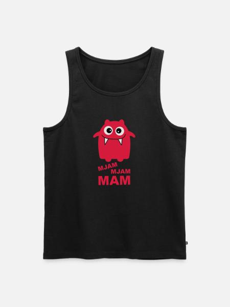 Mjam, Mjam, Mam - Men's Premium Organic Tank Top - black