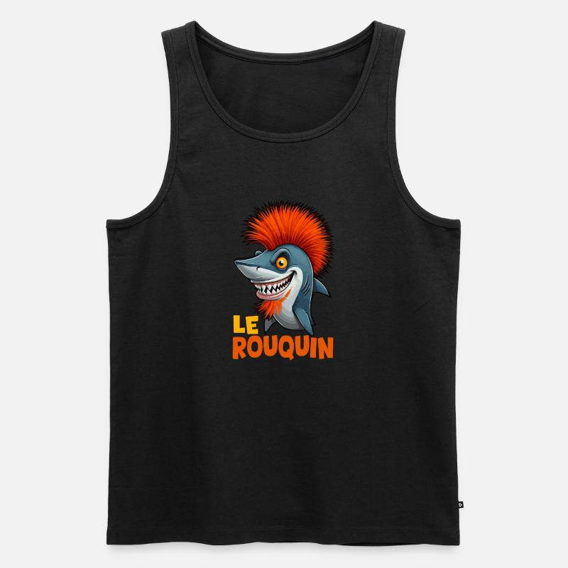 Der Rotschopf - Männer Premium Bio Tank Top - Schwarz