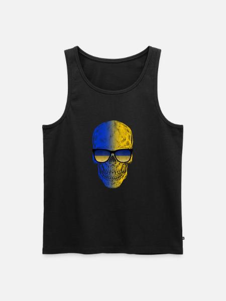 Ukraine - Men's Premium Organic Tank Top - black