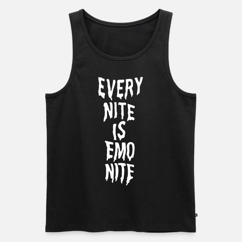 Emo Nite - Männer Premium Bio Tank Top - Schwarz