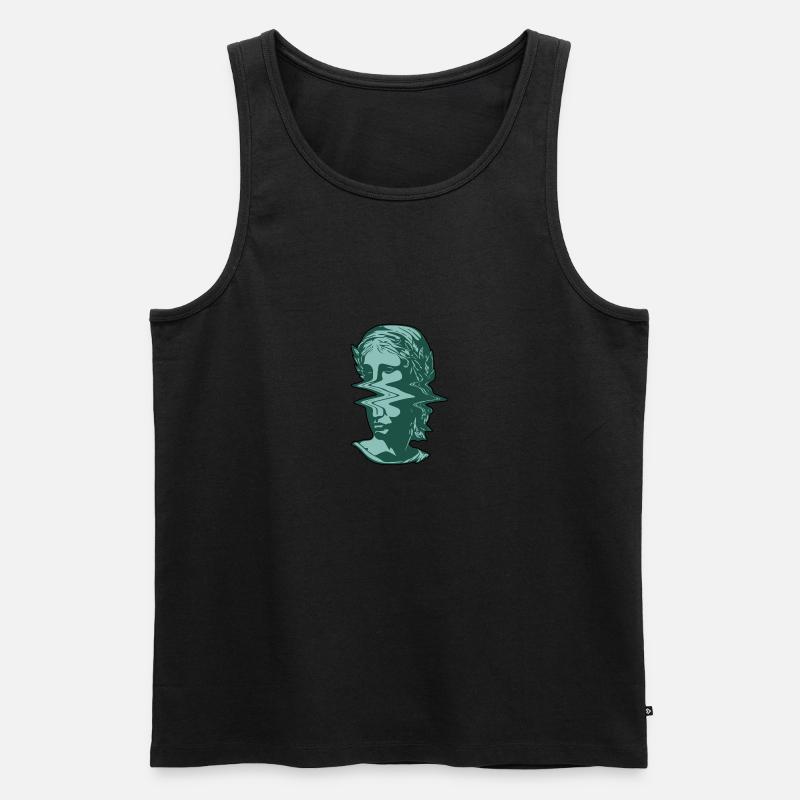 Metropolitan - Männer Premium Bio Tank Top - Schwarz