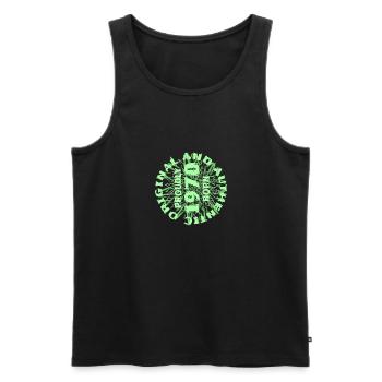 Geburtstag 1970 - Männer Premium Bio Tank Top - Schwarz - Vorne - Michal (187cm)