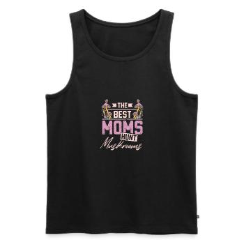 Mothers day Mushroom hunting Mom - Men's Premium Organic Tank Top - black - Front - Michal (187cm)