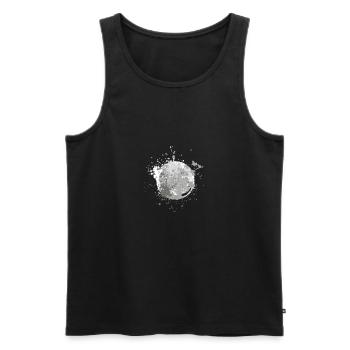 Splash Track And Field Shot Put Athlete - Men's Premium Organic Tank Top - black - Front - AI Model Male 178 light (178cm)