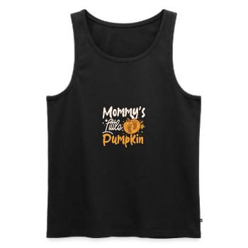 Pregnancy Mother Mommy's little pumpkin - Männer Premium Bio Tank Top - Schwarz - Vorne - Michal (187cm)
