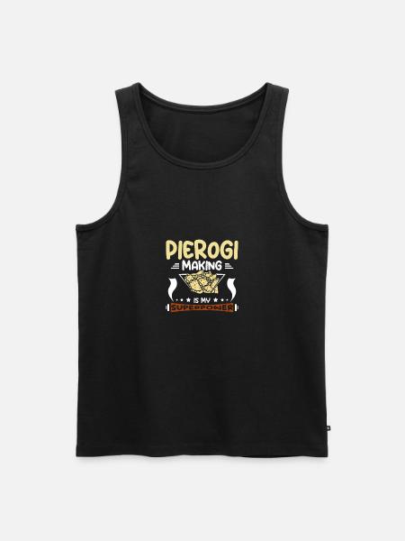 Pierogi making is my superpower - Men's Premium Organic Tank Top - black