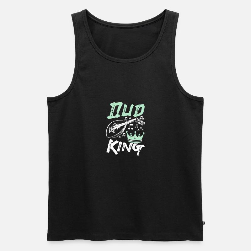 Oud king - Männer Premium Bio Tank Top - Schwarz