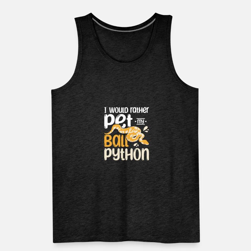 Je préfère caresser mon python royal Débardeur bio Premium Homme