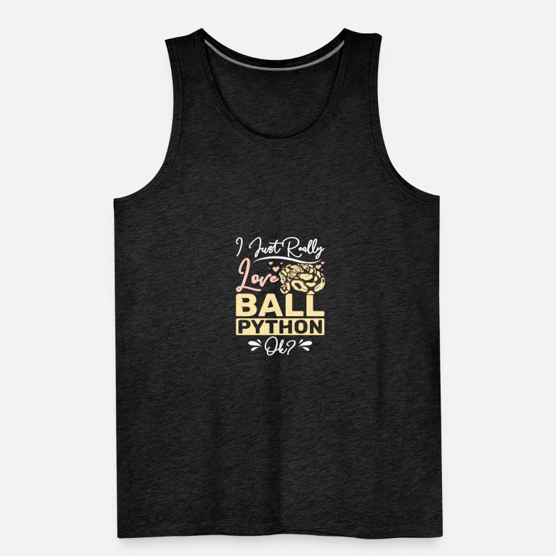 I just really love ball python ok? Männer Premium Bio Tank Top