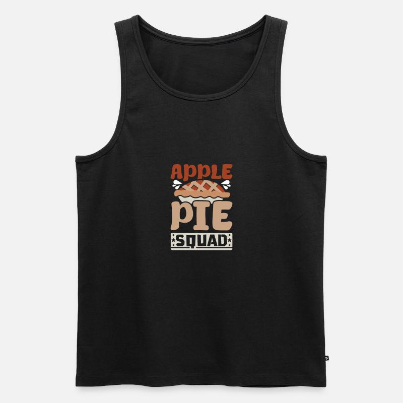 Apple pie squad - Männer Premium Bio Tank Top - Schwarz