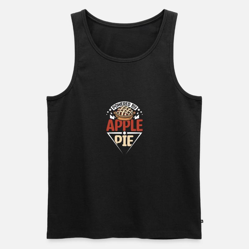 Powered by Apple pie - Men's Premium Organic Tank Top - black
